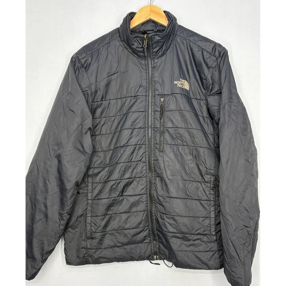 The North Face Puffer Jacket Mens Black Full Zip Long Sleeve Comfort‎ Outdoor M